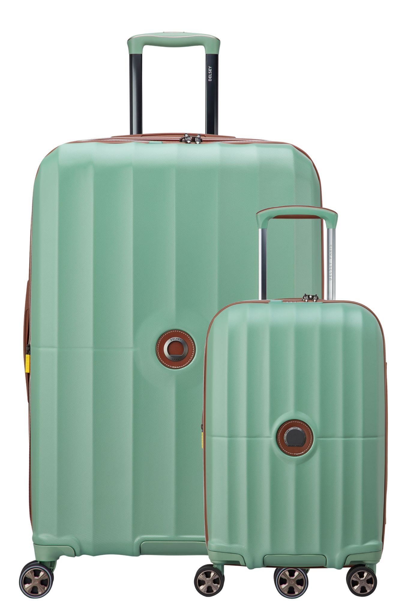 Delsey Carrousel 2 Duo - 2 Piece Hardsided Luggage - Green Delsey Luggage