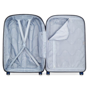 Delsey Clavel 76cm Medium Hardsided Spinner Luggage - Black/Blue
