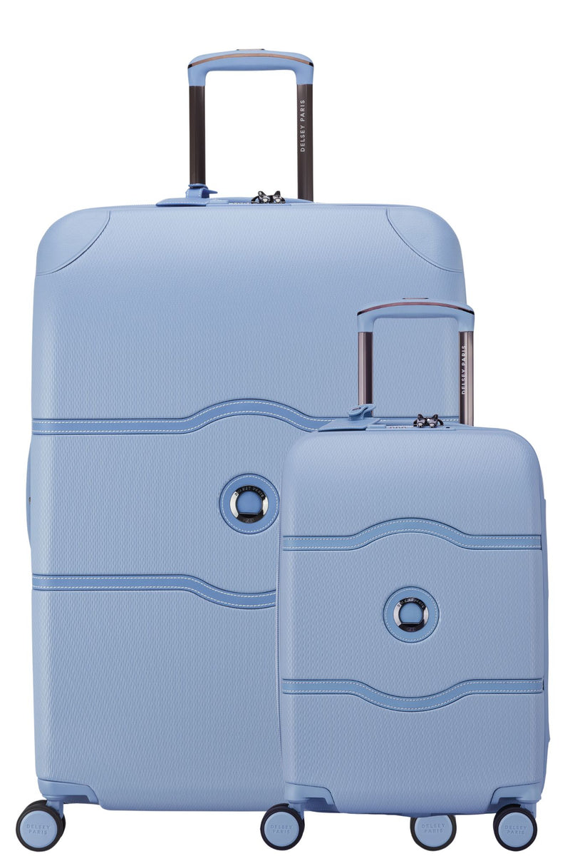 Delsey Chatelet Air Limited Edition Carry On & Large Duo Hardsided Luggage - Light Blue Delsey Luggage