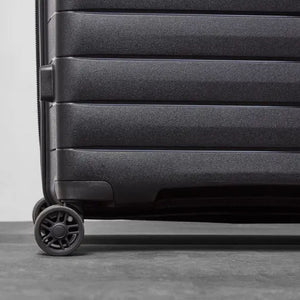 Rock Palma 3 Pce Set Lightweight Hardsided Suitcase - Black Rock Luggage