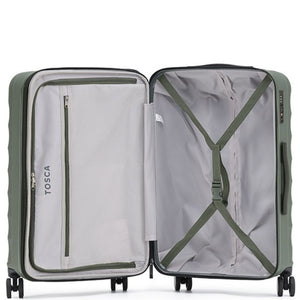 Tosca Interstellar Carry On 53cm Hardsided Suitcase - Moss Green Tosca