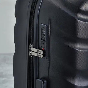 Rock Bali 55cm Carry On Hardsided Luggage - Black