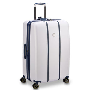 Delsey Cadense 76cm Large Exp Luggage - Ivory/Navy Delsey Luggage