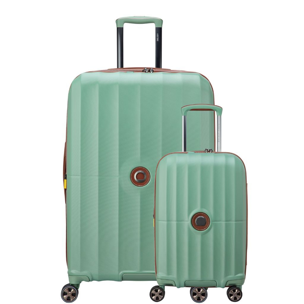 Delsey Carrousel 2 Duo - 2 Piece Hardsided Luggage - Green Delsey Luggage