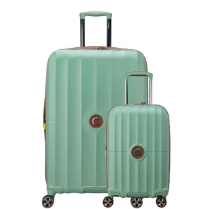 Delsey Carrousel 2 Duo - 2 Piece Hardsided Luggage - Green Delsey Luggage