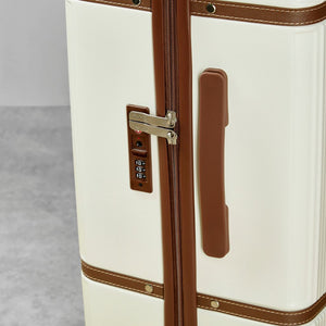 Rock Chelsea 3 Piece Hardsided Luggage - Cream