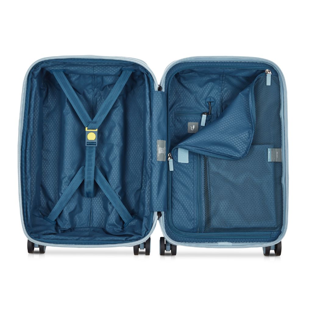 Delsey Chatelet Air Limited Edition 55cm Large Expander Luggage - Light Blue Delsey Luggage