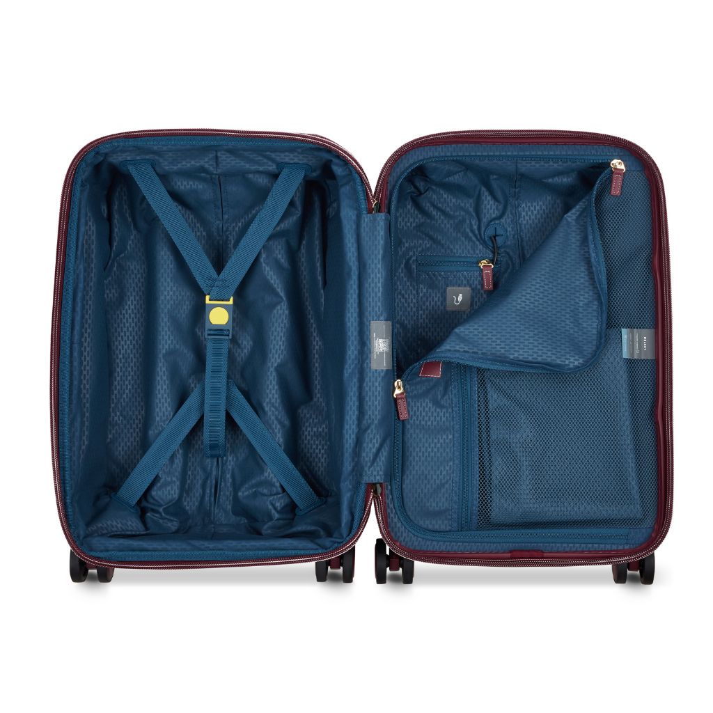 Delsey Chatelet Air Limited Edition 55cm Large Expander Luggage - Burgundy Delsey Luggage