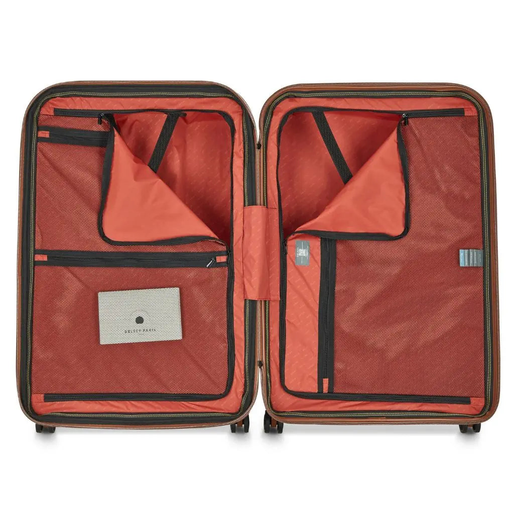 Delsey Helium Ultimate 76cm Large 3.9Kg Exp Luggage - Silver