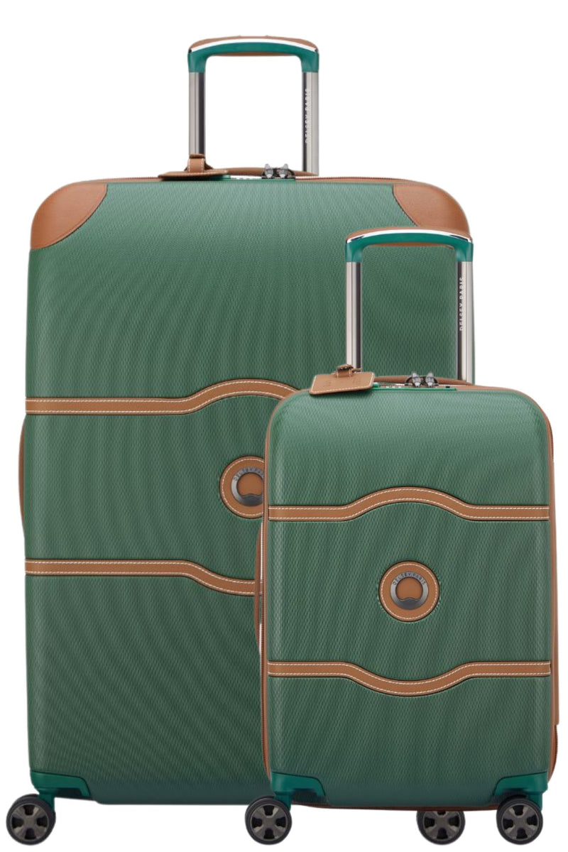 Delsey Chatelet Air 2.0 Carry On & Large Duo Hardsided Luggage -Green Delsey Luggage