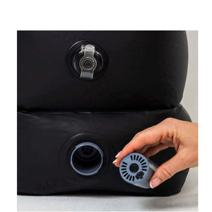 Plane Pal™ Self-Inflating Pillow - Black Plane Pal