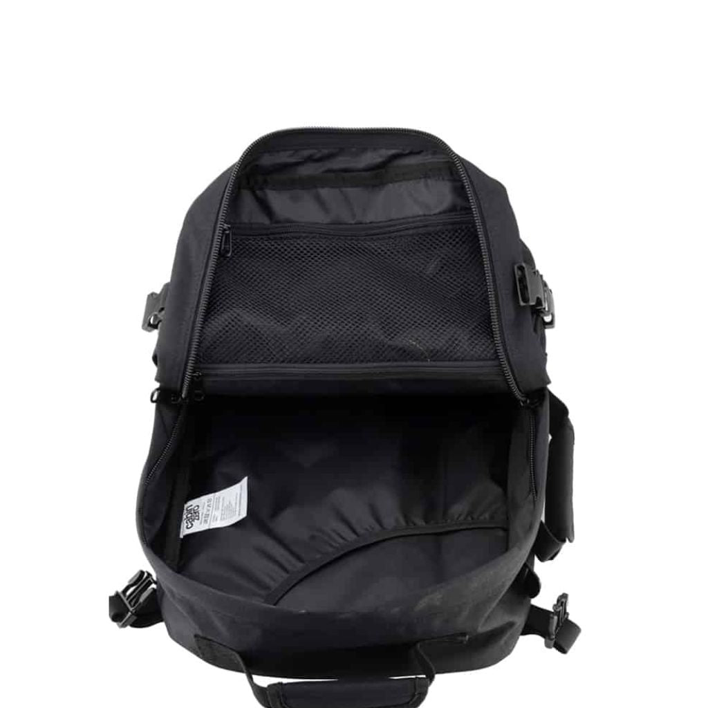 CabinZero Classic 28L Lightweight Carry On Backpack - Absolute Black