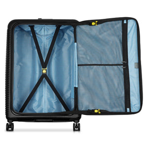 Delsey Freestyle Front Opening 76cm Large Luggage - Black Delsey Luggage
