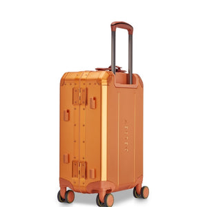 Delsey Alu’r - Aluminum Zipperless Premium Carry On - Orange Delsey Luggage