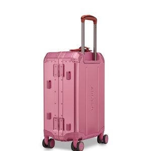 Delsey Alu’r - Aluminum Zipperless Premium Carry On - Pink Delsey Luggage
