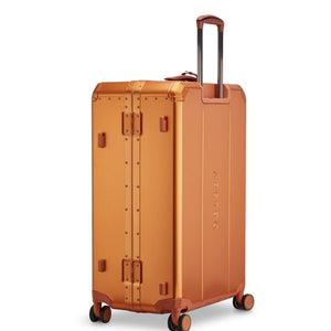 Delsey Alu’r - Aluminum Zipperless Premium Large Luggage - Orange Delsey Luggage