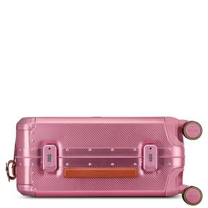 Delsey Alu’r - Aluminum Zipperless Premium Carry On - Pink Delsey Luggage