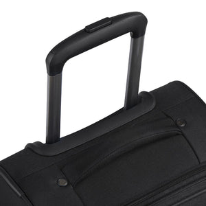 Securitech By Delsey Vanguard 55cm Cabin Exp Softsided Luggage - Black