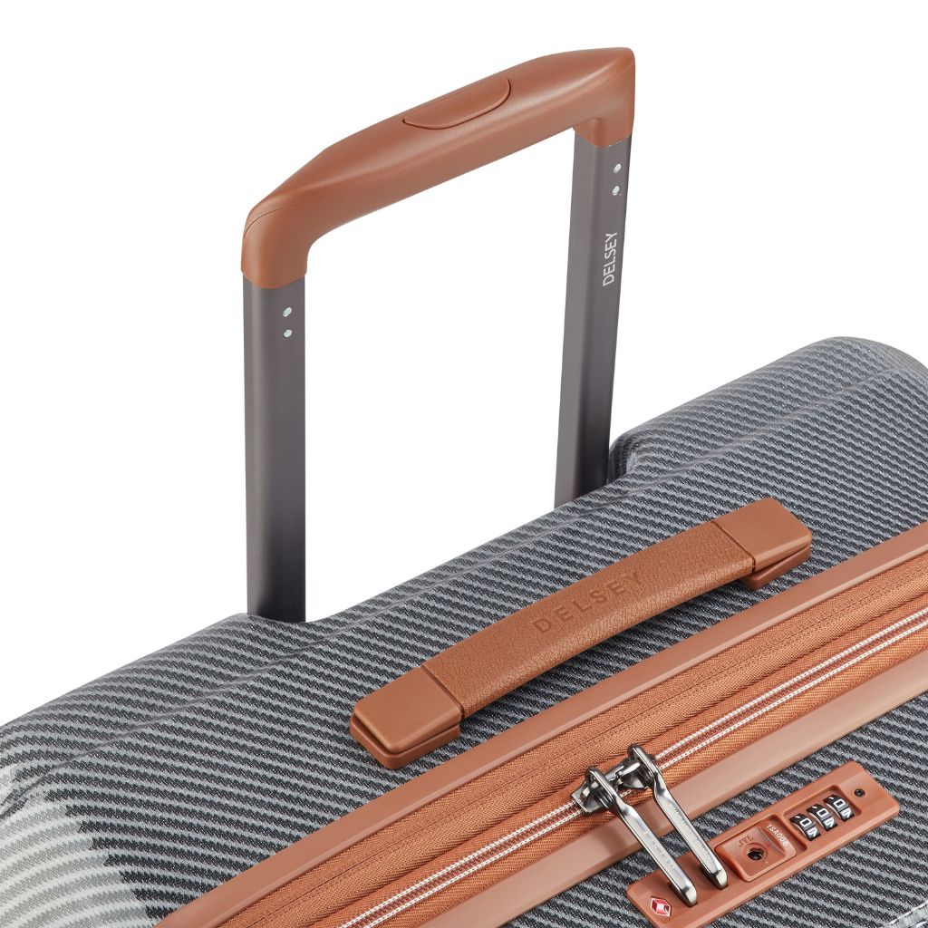 Delsey Helium Ultimate 70cm Medium 3.7Kg Exp Luggage - Silver
