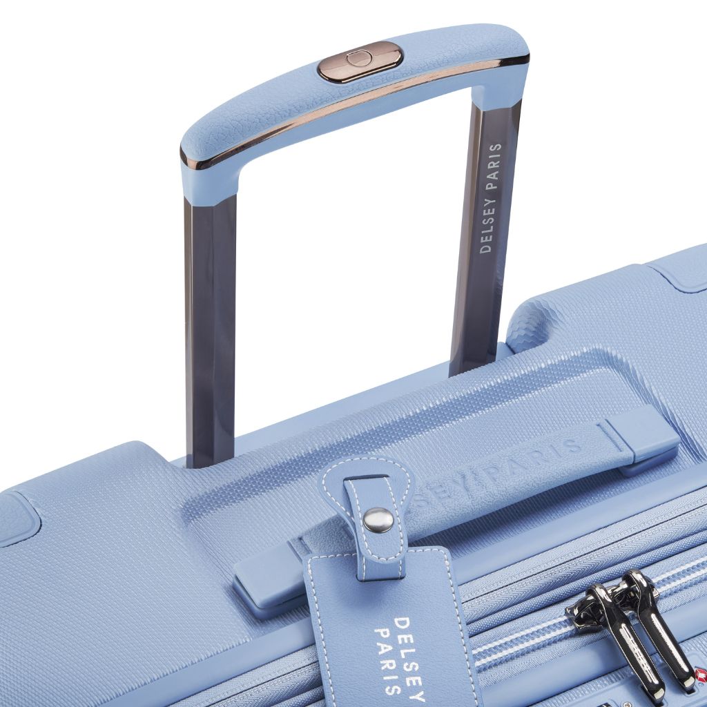 Delsey Chatelet Air Limited Edition 76cm Large Expander Luggage - Light Blue Delsey Luggage