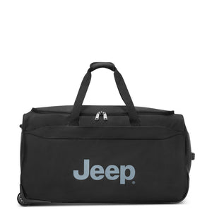 Jeep 73 cm Duel Wheel Lightweight Medium Duffle Bag - Black