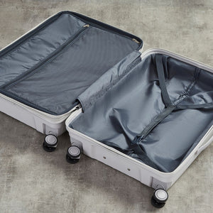 Rock Infinity 73cm Large Expander Hardsided Suitcase - Pearl