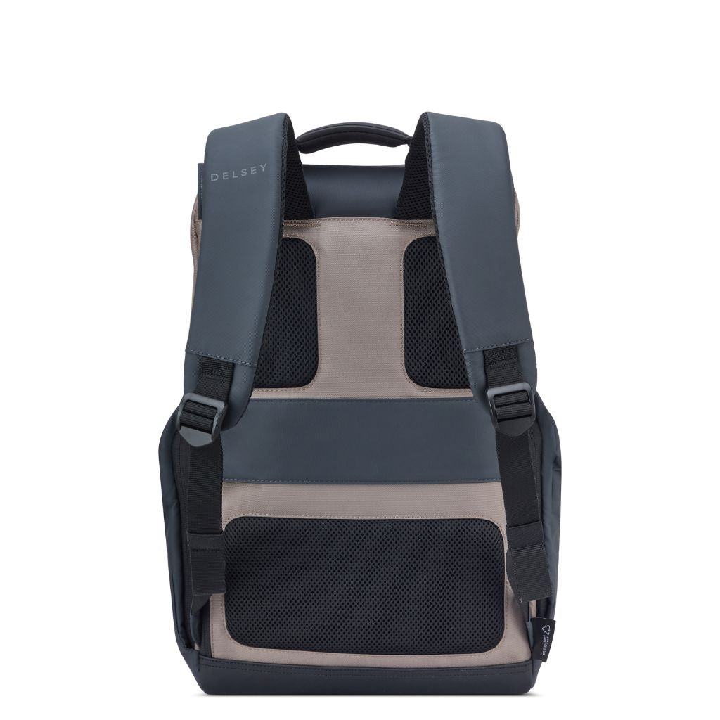 Delsey Securflap 15.6" Laptop Backpack Brown Delsey Luggage