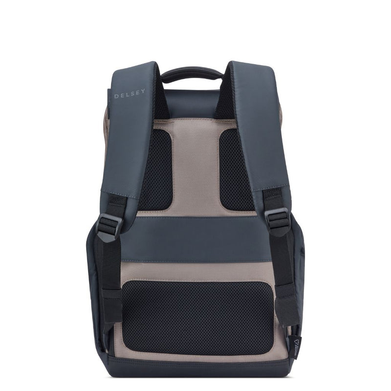 Delsey Securflap 15.6" Laptop Backpack Brown Delsey Luggage