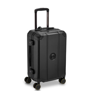 Delsey Alu’r - Aluminum Zipperless Premium Carry On - Black Delsey Luggage