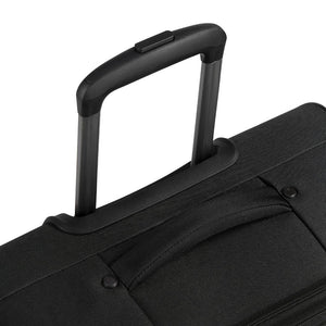 Securitech By Delsey Vanguard 66cm Medium Exp Softsided Luggage - Black