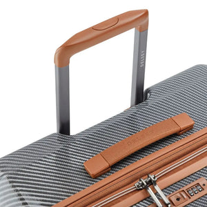 Delsey Helium Ultimate 76cm Large 3.9Kg Exp Luggage - Silver