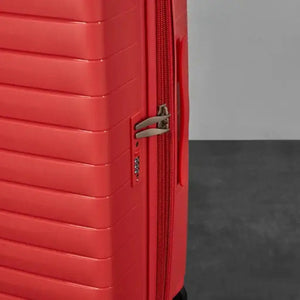 Rock Palma Cabin & Medium Duo Lightweight Hardsided Luggage Set - Coral