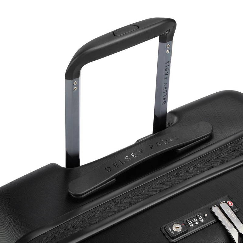 Delsey Freestyle Front Opening 66cm Medium Luggage - Black Delsey Luggage