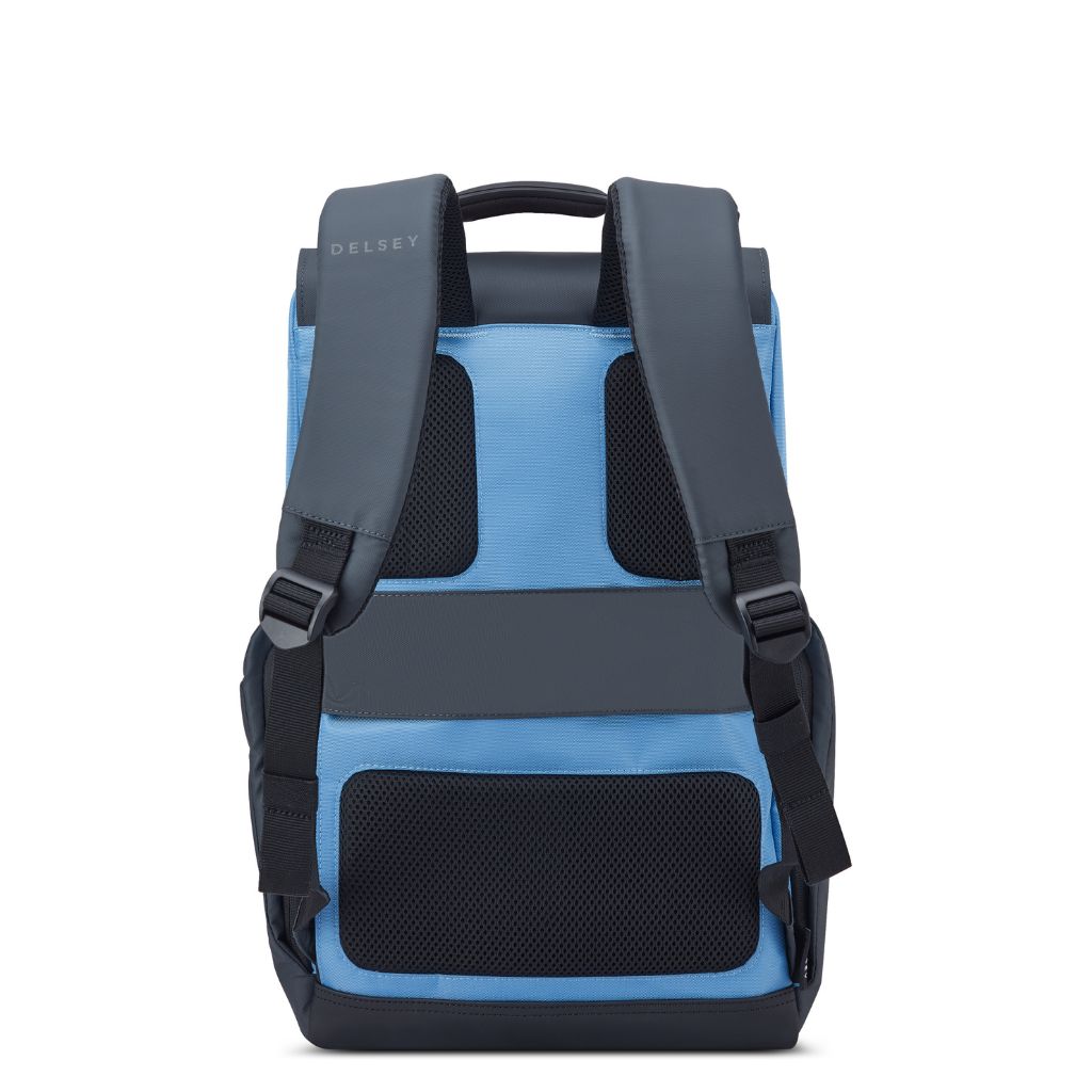 Delsey Securflap 15.6" Laptop Backpack Blueberry Delsey Luggage