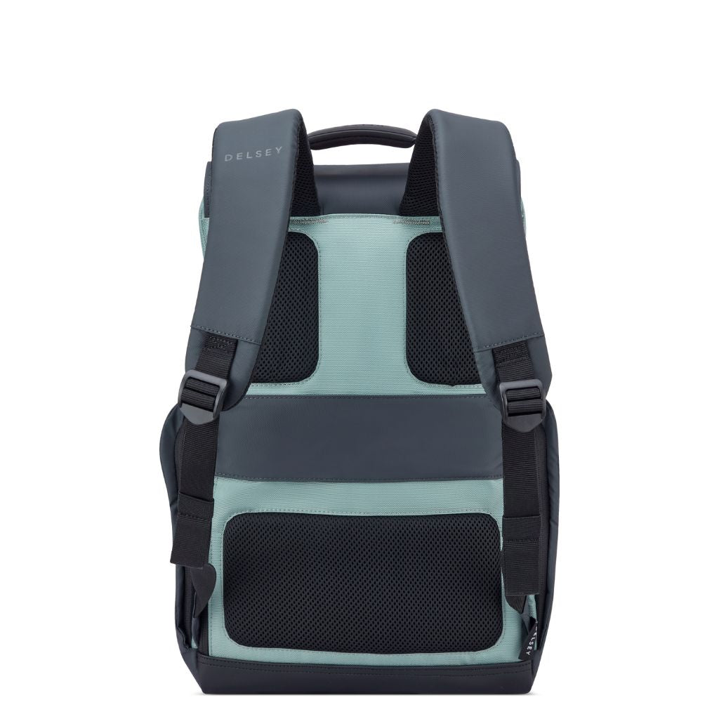Delsey Securflap 15.6" Laptop Backpack Sage Green Delsey Luggage