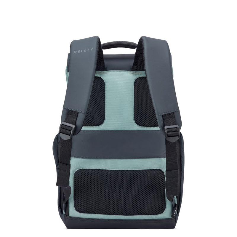 Delsey Securflap 15.6" Laptop Backpack Sage Green Delsey Luggage