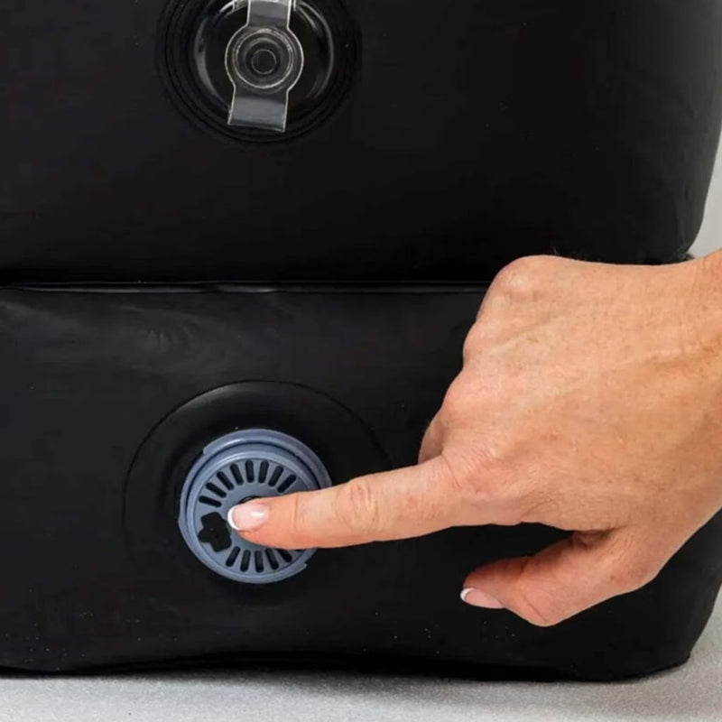 Plane Pal™ Self-Inflating Pillow - Black Plane Pal