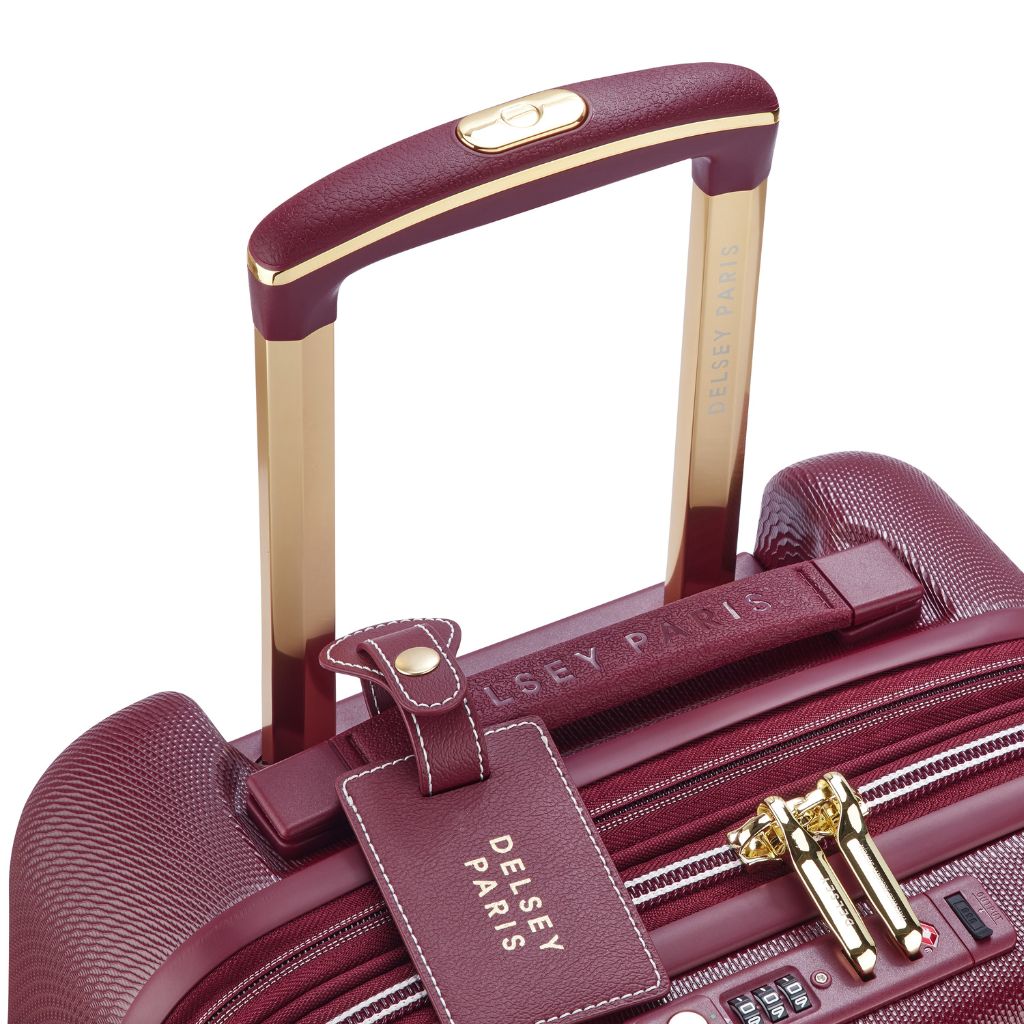 Delsey Chatelet Air Limited Edition 55cm Large Expander Luggage - Burgundy Delsey Luggage