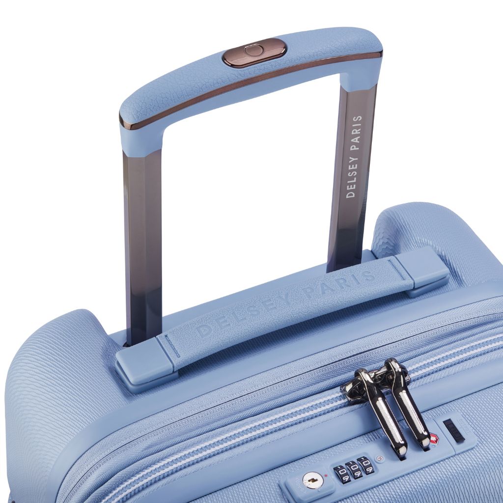 Delsey Chatelet Air Limited Edition 55cm Large Expander Luggage - Light Blue Delsey Luggage