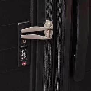 Rock Palma Cabin & Medium Duo Lightweight Hardsided Luggage Set - Black