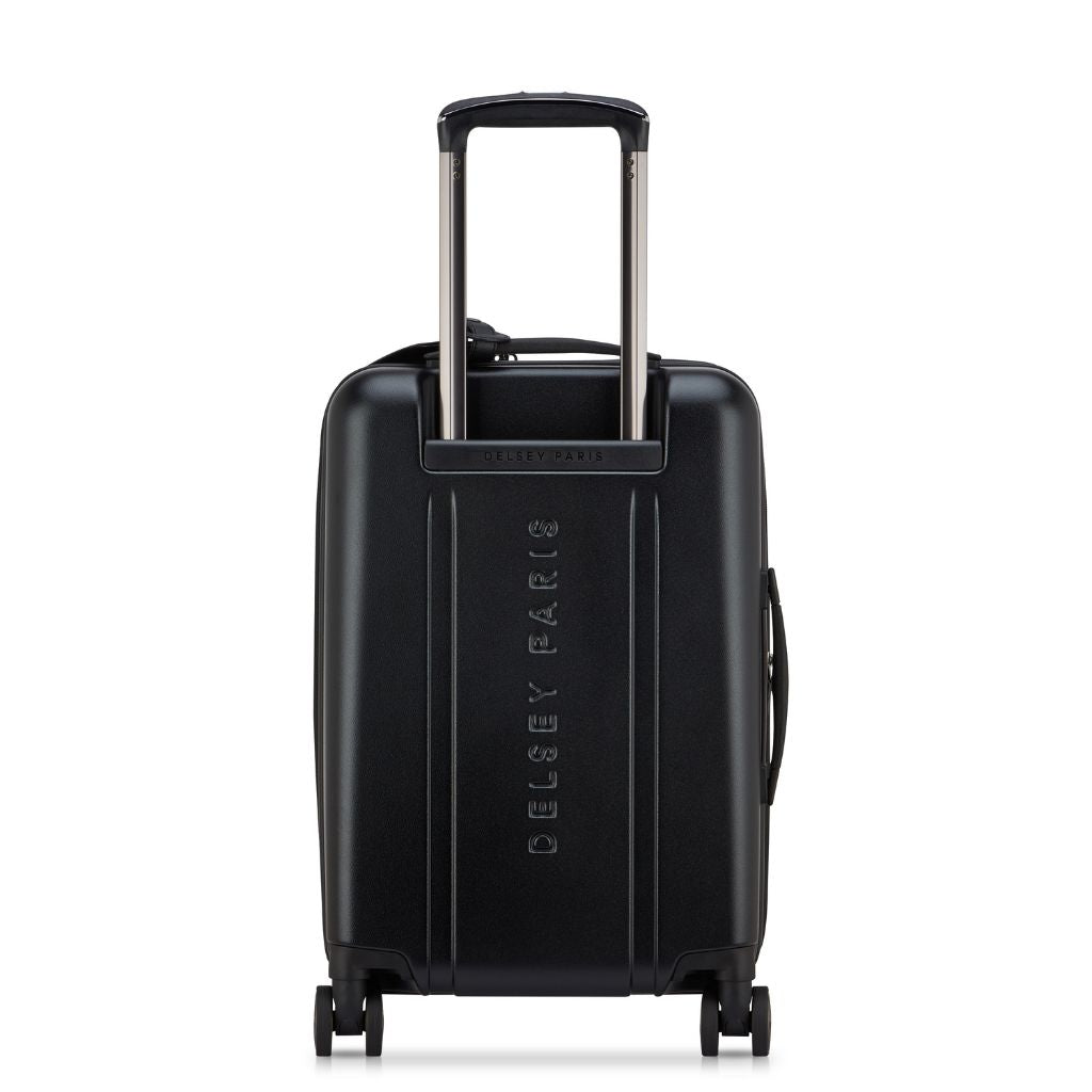 Delsey Cadense 55cm Carry On Exp Luggage - Deep Black Delsey Luggage