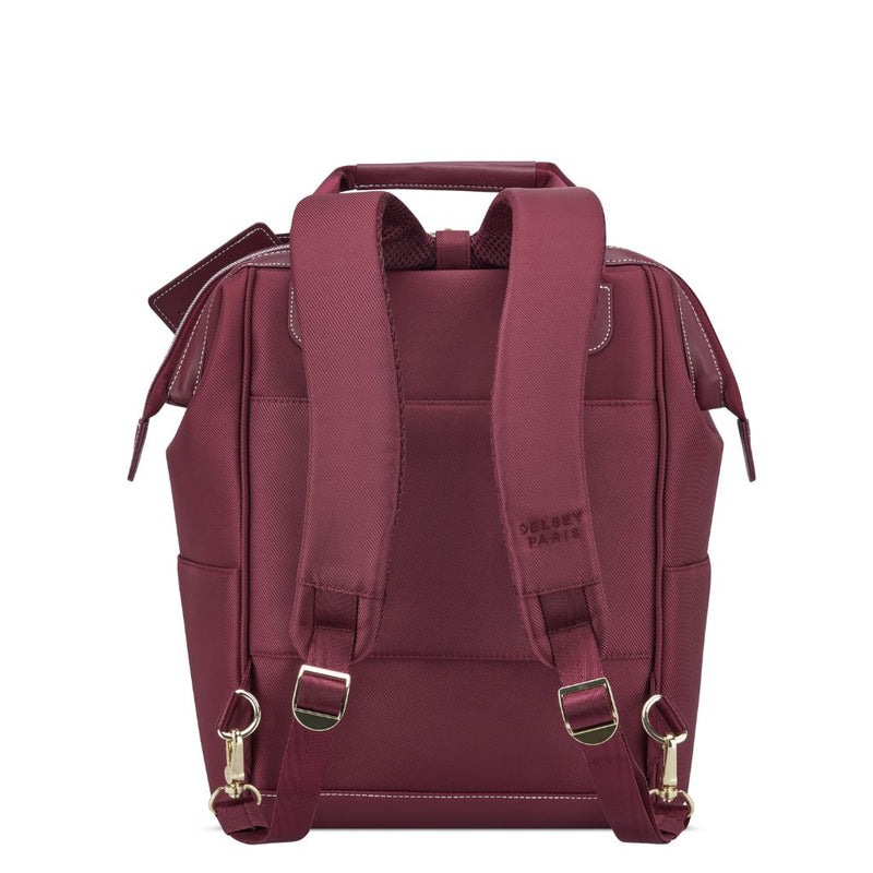 Delsey Chatelet Air 2.0 14" Laptop Tote Backpack - Burgundy Delsey Luggage