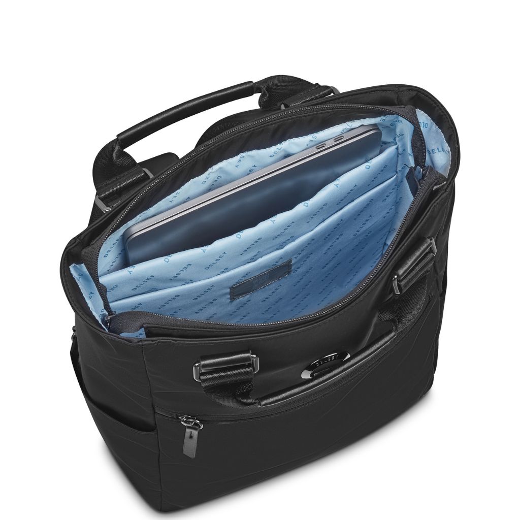 Delsey Victoire Tote 15" Backpack Black Delsey Luggage