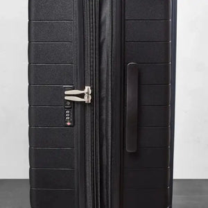 Rock Palma Cabin & Medium Duo Lightweight Hardsided Luggage Set - Black