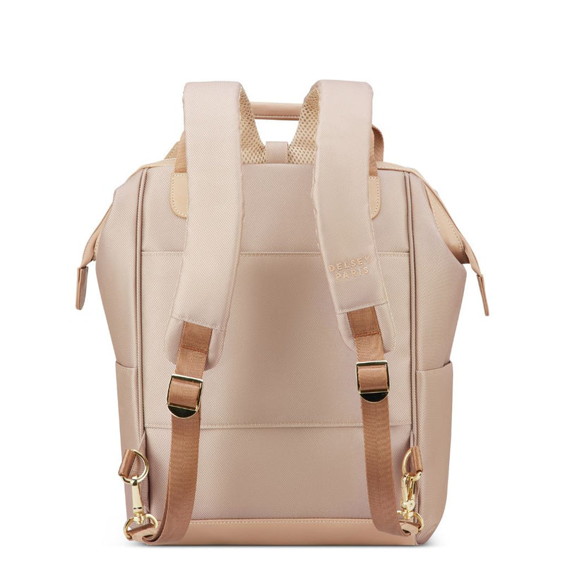 Delsey Chatelet Air 2.0 14" Laptop Tote Backpack - Beige Rose Delsey Luggage