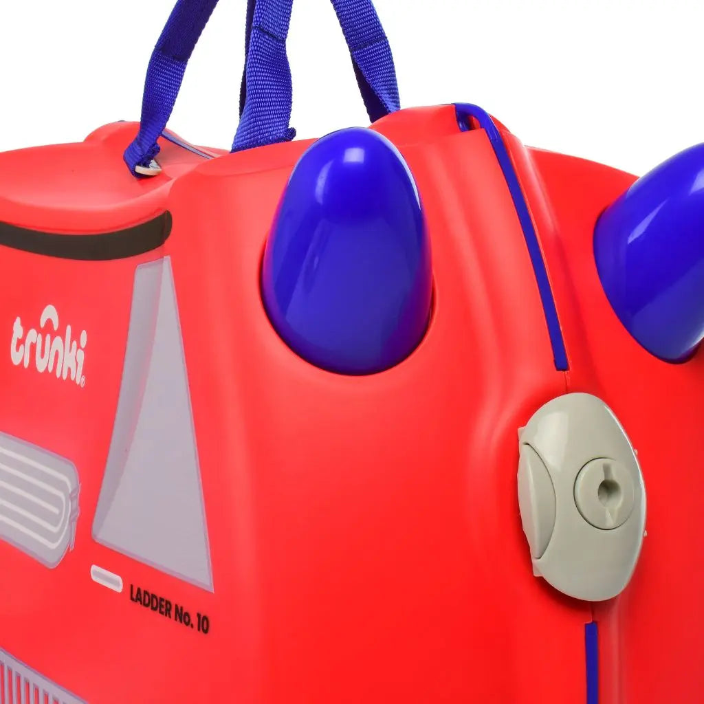 Trunki Glide Ride-on Luggage - Frank the Firetruck Trunki