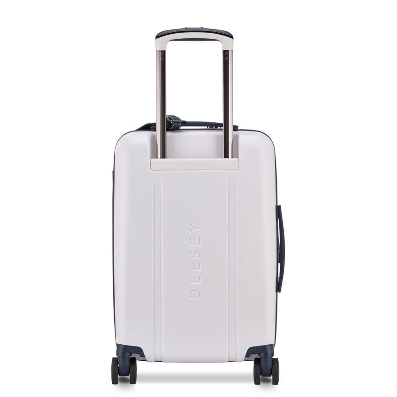 Delsey Cadense 55cm Carry On Exp Luggage - Ivory/Navy Delsey Luggage