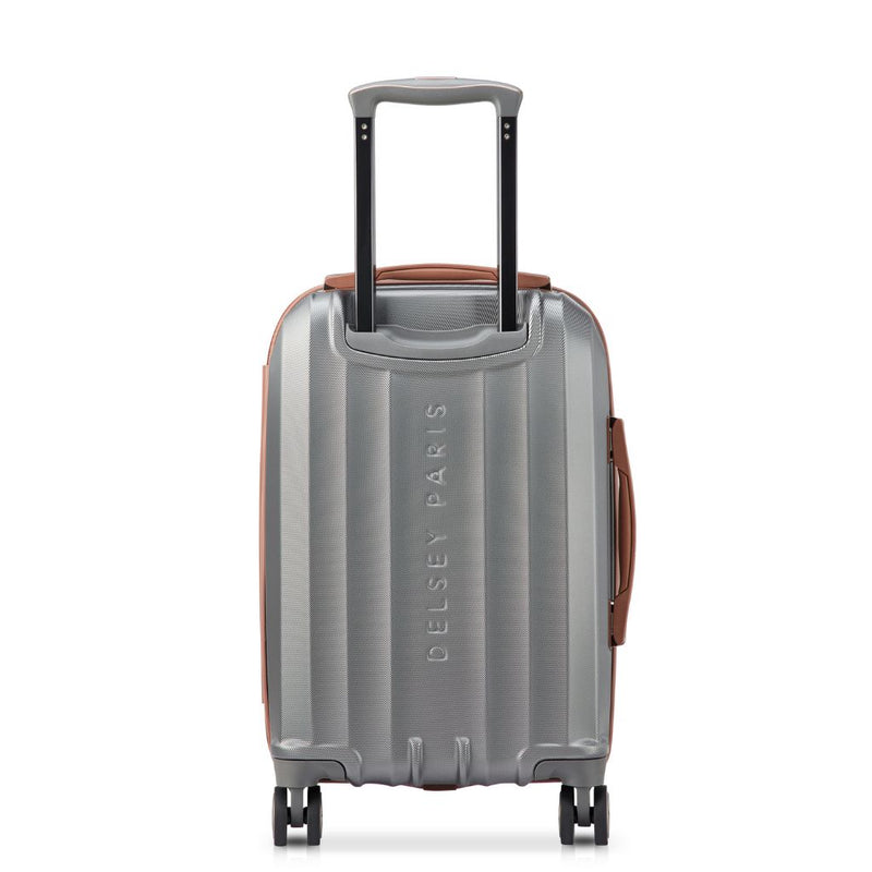 Delsey Carrousel 2 Carry On Luggage 55cm Exp - Silver Delsey Luggage