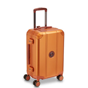 Delsey Alu’r - Aluminum Zipperless Premium Carry On - Orange Delsey Luggage