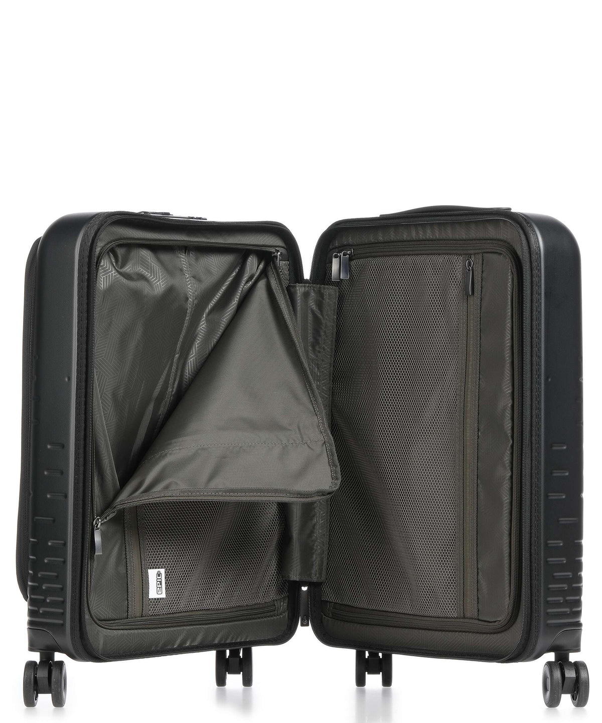 Epic Spin 55cm Carry On With 14" Laptop Sleeve - Matt Black Epic Luggage